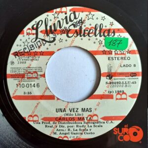 Disco de Vinilo Carlos Mata - Di Que Tu / Una Vez Más Vinyl Record