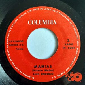 Disco de Vinilo Luis Enrique - Vale La Traición / Manías Vinyl Record