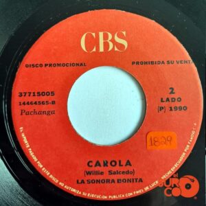 Disco de Vinilo La Sonora Bonita - Si Lo Bailas Conmigo / Carola Vinyl Record