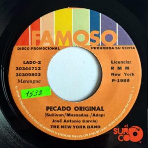 Disco de Vinilo The New York Band - Si Tu No Estás / Pecado Original Vinyl Record