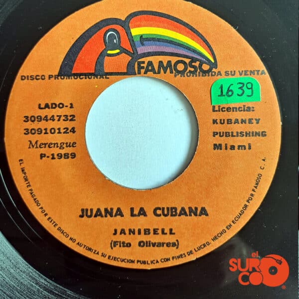 Janibell - Juana La Cubana / María Morena Vinilo