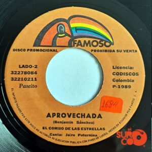 Disco de Vinilo El Combo De Las Estrellas - Voto De Castidad / Aprovechada Vinyl Record
