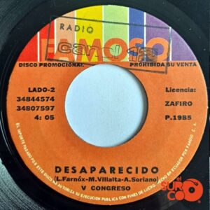 Disco de Vinilo V Congreso - Rítmica Respiración / Desaparecido (Promocional) Vinyl Record