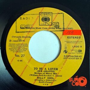 Disco de Vinilo Billy Idol - Mony Mony / To Be A Lover (Promocional) Vinyl Record