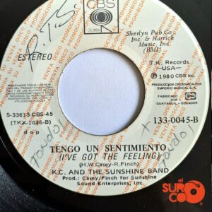 Disco de Vinilo Kc & The Sunshine Band - Let’s Go Rock And Roll / I’ve Got The Feeling Vinyl Record