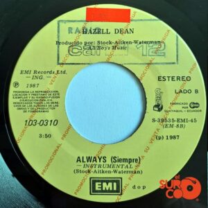Disco de Vinilo Hazell Dan - Always Doesn’t Mean Forever / Always Vinyl Record