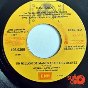 Disco de Vinilo Fandango - Autos Moda Y Rock And Roll / Un Millón De Maneras De Olvidarte Vinyl Record