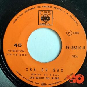 Disco de Vinilo Los Socios Del Ritmo - Cometa Ska / Ska En Sax Vinyl Record
