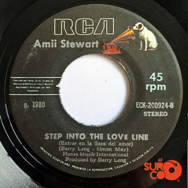 Disco de Vinilo Amii Stewart - Jealousy / Step Into The Love Line Vinyl Record