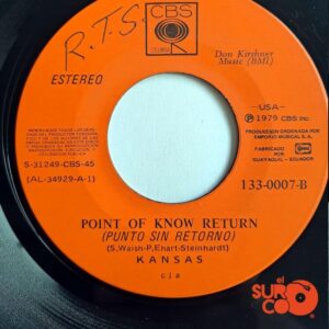 Disco de Vinilo Kansas - Dust In The Wind / Point Of Know Return Vinyl Record