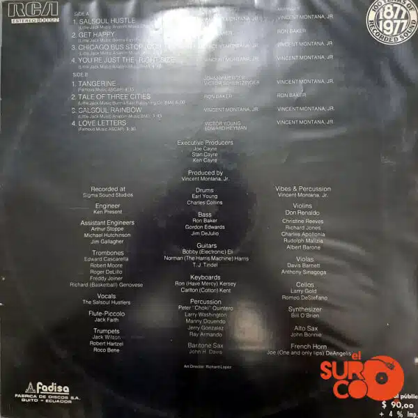 Disco de Vinilo The Salsoul Orchestra - Salsoul Vinyl Record