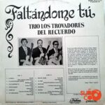 Disco de Vinilo Trío Los Trovadores Del Recuerdo - Faltándome Tu Vinyl Record