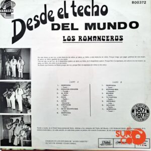 Disco de Vinilo Los Romanceros - Desde El Techo Del Mundo Vinyl Record