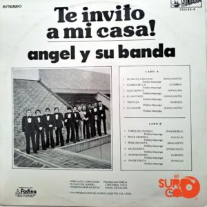 Disco de Vinilo Angel Y Su Banda - Te Invito A Mi Casa Vinyl Record