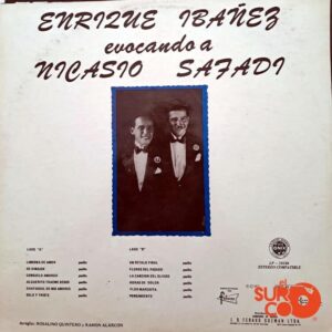 Disco de Vinilo Enrique Ibañez - Evocando A Nicasio Safafi Vinyl Record