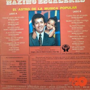 Disco de Vinilo Máximo Escaleras - El Astro  De La Música Popular Vinyl Record