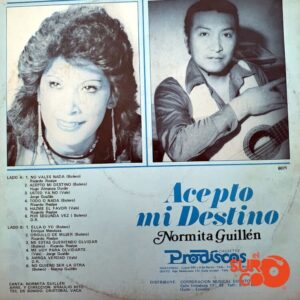 Disco de Vinilo Normita Guillén - Acepto Mi Destino Vinyl Record