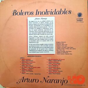 Disco de Vinilo Arturo Naranjo - Boleros Inolvidables Vinyl Record