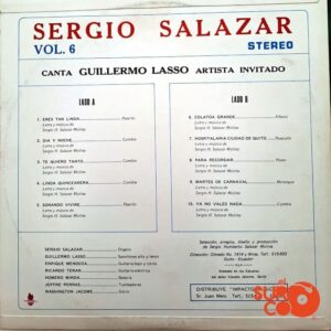 Disco de Vinilo Sergio Salazar - Sergio Salazar Vol 6 Vinyl Record