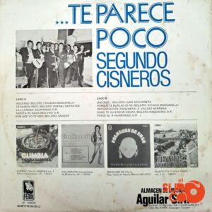 Disco de Vinilo Segundo Cisneros - Te Parece Poco Vinyl Record