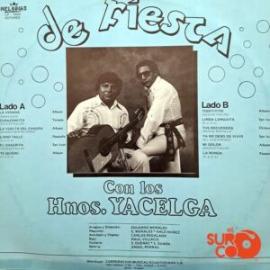 Disco de Vinilo Hermanos Yacelga - De Fiesta Con Vinyl Record