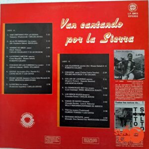 Disco de Vinilo Varios - Van Cantando Por La Sierra Vinyl Record