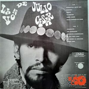 Disco de Vinilo Julio César - La Voz De Julio César Vinyl Record