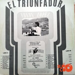 Disco de Vinilo Fredy López - El Triunfador Vinyl Record