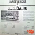 Disco de Vinilo Conjunto Folklórico Rumiñahui - El Auténtico Folklore De Rumiñahui Vinyl Record