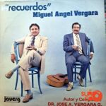 Disco de Vinilo Miguel Angel Vergara - Recuerdos Vinyl Record