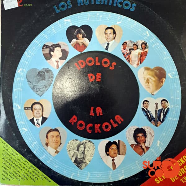 Disco de Vinilo Varios - Los Auténticos Ídolos De La Rockola Vinyl Record