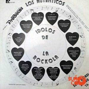 Disco de Vinilo Varios - Los Auténticos Ídolos De La Rockola Vinyl Record