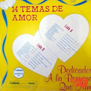 Disco de Vinilo Varios -  14 Temas De Amor Dedicados A La Persona Que Amo Vinyl Record