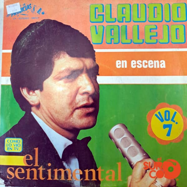 Disco de Vinilo Claudio Vallejo - El Sentimental Vol 7 Vinyl Record