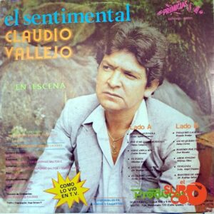 Disco de Vinilo Claudio Vallejo - El Sentimental Vol 7 Vinyl Record