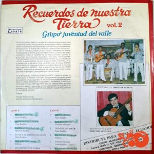 Disco de Vinilo Grupo Juventud Del Valle - Recuerdos De Mi Tierra Vol 2 Vinyl Record
