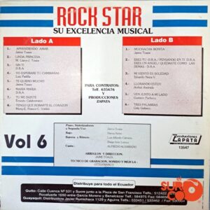 Disco de Vinilo Rock Star - Vuelven Vol 6 Vinyl Record