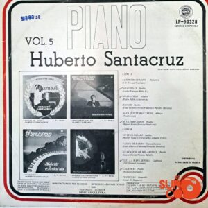 Disco de Vinilo Huberto Santacruz - Piano Vinyl Record