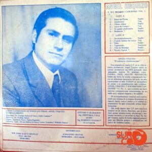 Disco de Vinilo Angel Urquizo - Sus Mejores Canciones Vol 1 Vinyl Record