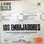 Disco de Vinilo Los Embajadores - El Retorno Triunfal De Los Embajadores Vinyl Record