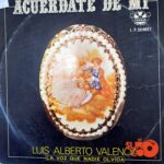 Disco de Vinilo Luis Alberto Valencia - Acuérdate De Mi Vinyl Record