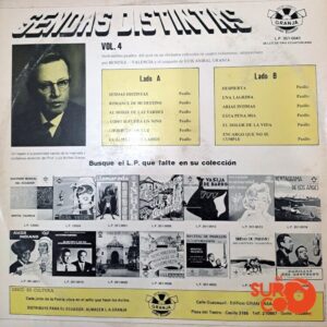 Disco de Vinilo Dúo Benítez Y Valencia - Sendas Distintas Vol. 4 Vinyl Record