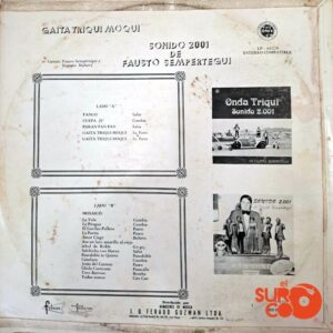 Disco de Vinilo Fausto Sempértegui - Gaita Triqui Moqui Vinyl Record