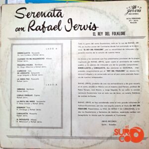 Disco de Vinilo Rafael Jervis - El Rey Del Folklore Ecuatoriano Vinyl Record