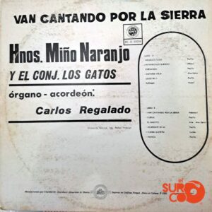 Disco de Vinilo Hermanos Miño Naranjo - Van Cantando Por La Sierra Vinyl Record