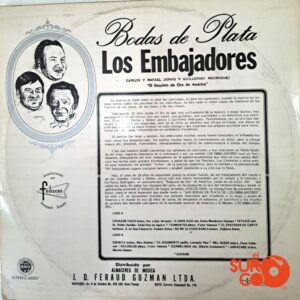 Disco de Vinilo Los Embajadores - Bodas De Plata Vinyl Record