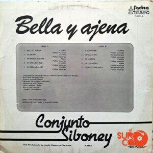 Disco de Vinilo Conjunto Siboney - Bella Y Ajena Vinilo Vinyl Record