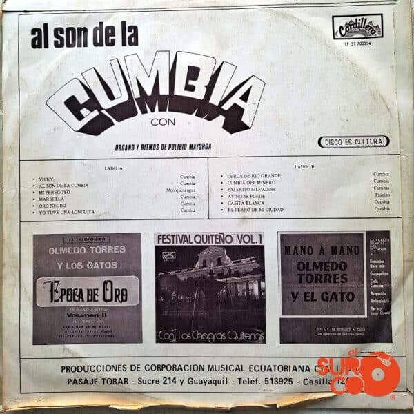 Polibio Mayorga - Al Son De La Cumbia Vinilo