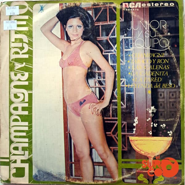 Disco de Vinilo Junior Y Su Equipo - Champagne Y Ritmo Vinilo Vinyl Record