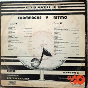 Disco de Vinilo Junior Y Su Equipo - Champagne Y Ritmo Vinilo Vinyl Record